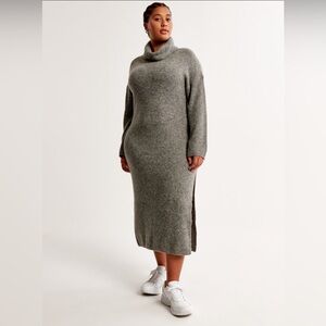 (#88)ABERCROMBIE & FITCH Turtleneck Sweater Dress Regular